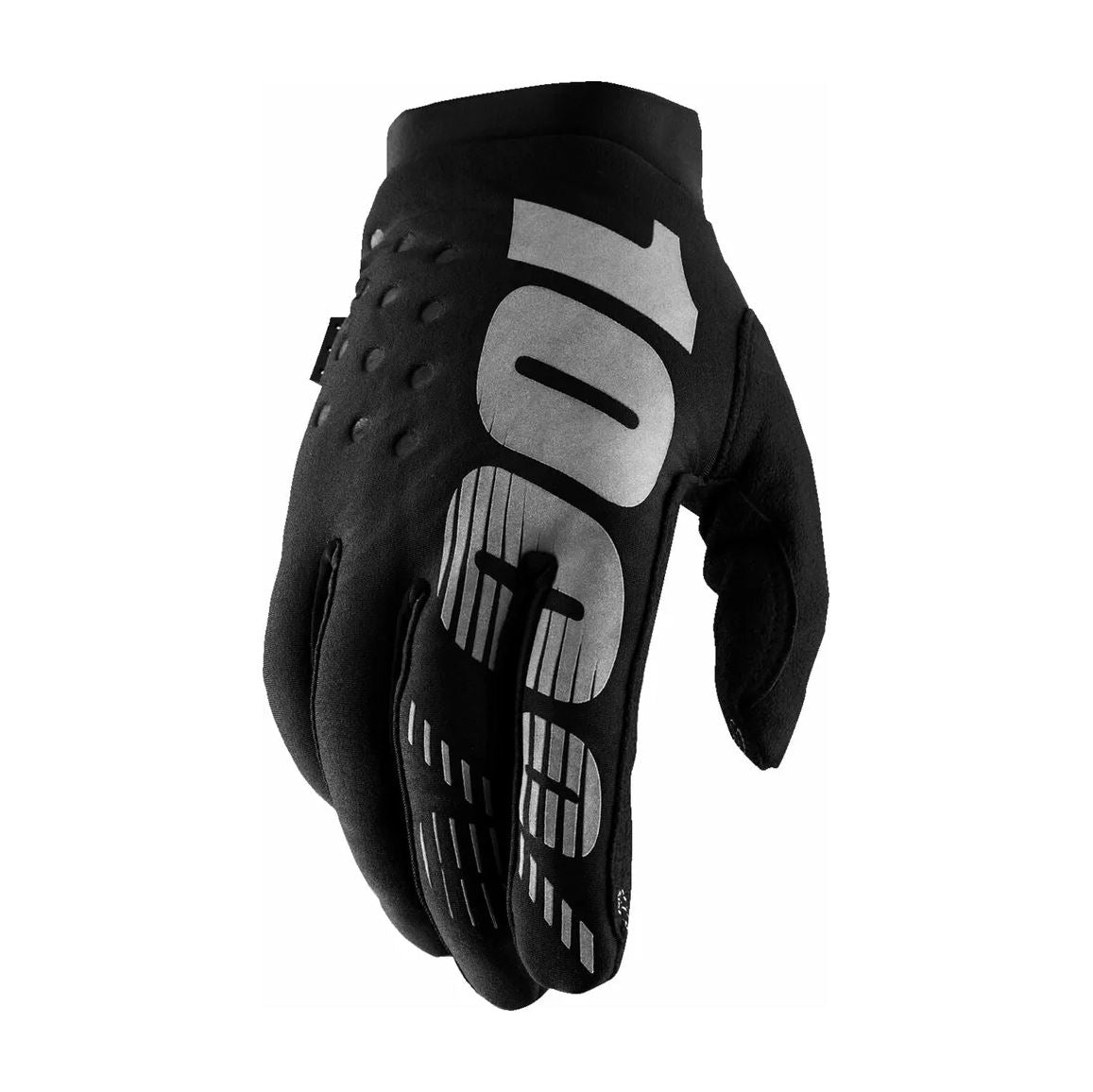 100% MX Gloves Brisker Cold Weather Womens Black Grey